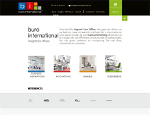 Tablet Screenshot of burointernational.be